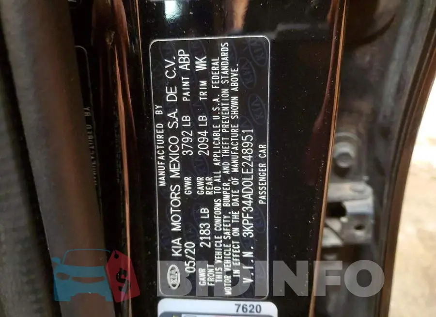 3KPF34AD0LE248951 Photo# 12