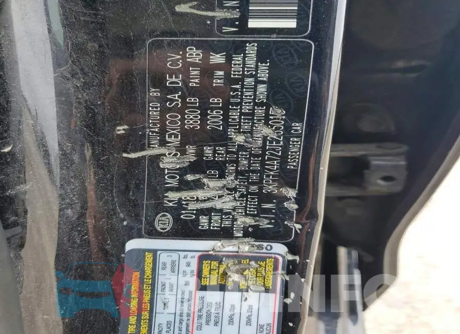 3KPFK4A72JE235015 Photo# 12