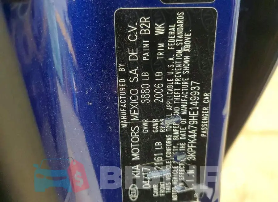 3KPFK4A79HE149937 Photo# 12