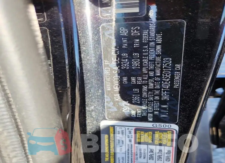 3KPFT4DE4SE017523 Photo# 12