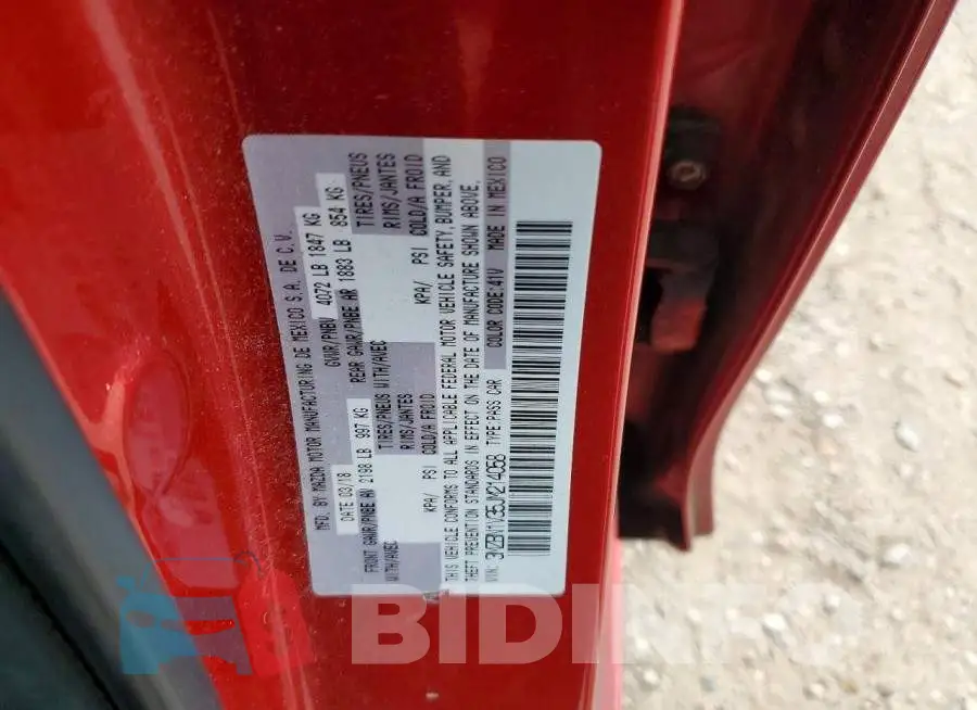 3MZBN1V35JM214058 Photo# 12