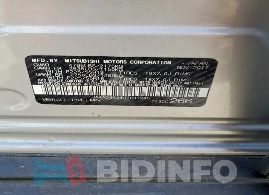 JA4AD3A34JZ031245 Photo# 13