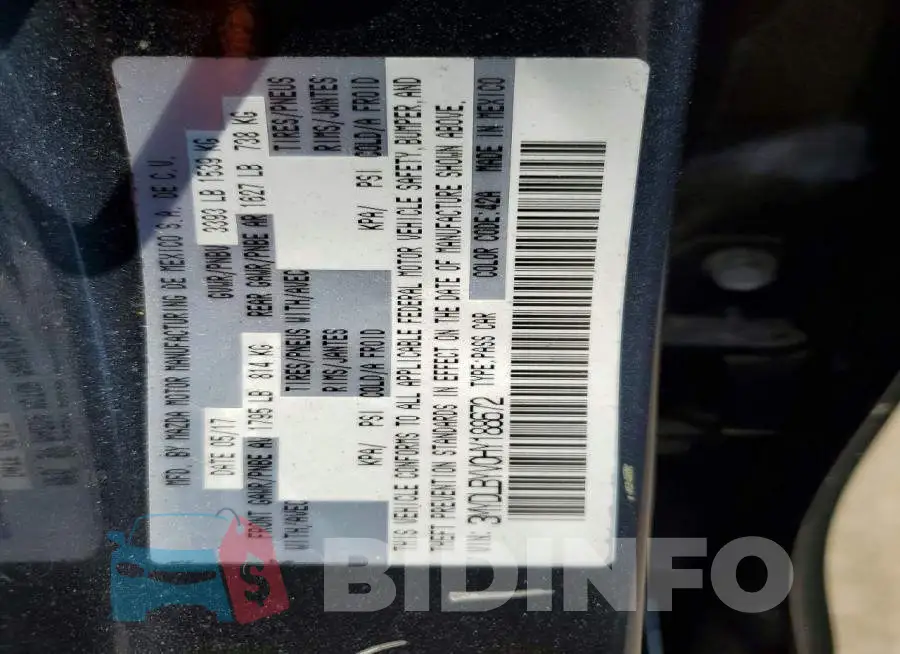 3MYDLBYV0HY188672 Photo# 12