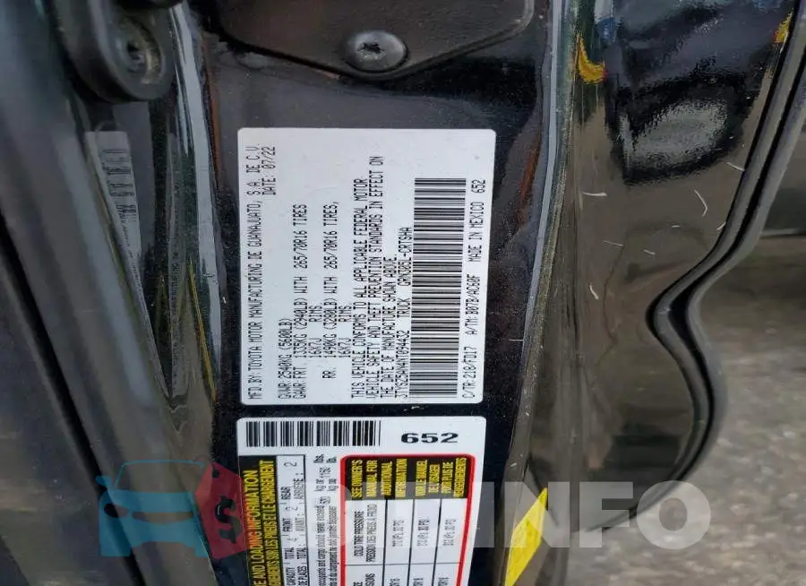 3TYSZ5AN4NT094432 Photo# 12