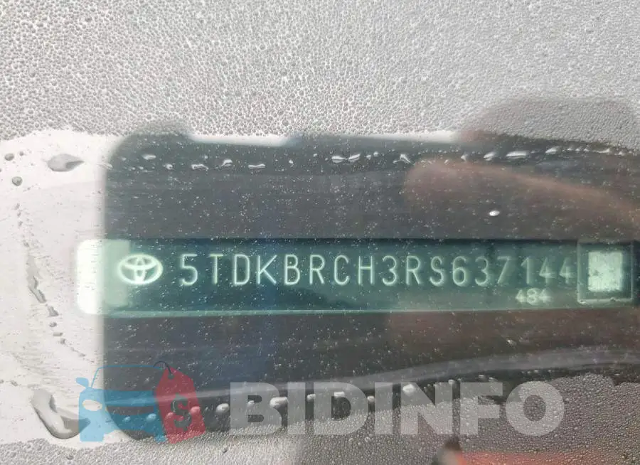 5TDKBRCH3RS637144 Photo# 13