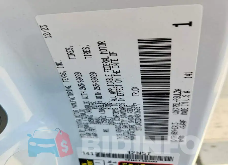 5TFJA5DBXRX162877 Photo# 13