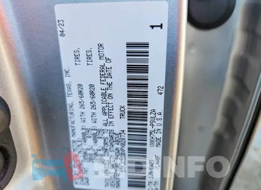 5TFJC5DBXPX028734 Photo# 12