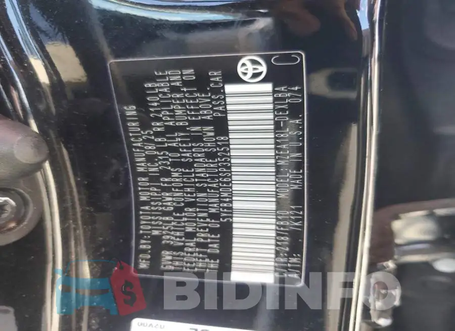 5YFB4MDE6SP352518 Photo# 12