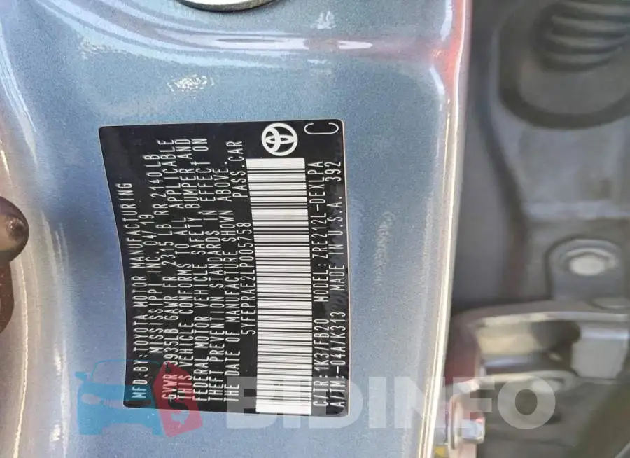 5YFEPRAE2LP005758 Photo# 12