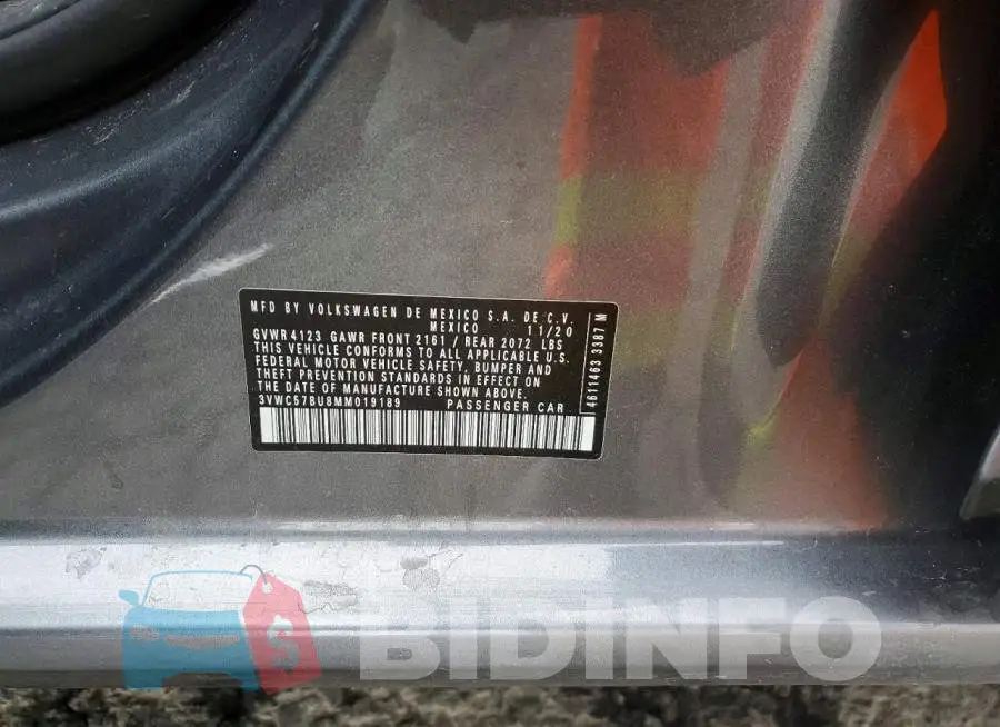 3VWC57BU8MM019189 Photo# 12