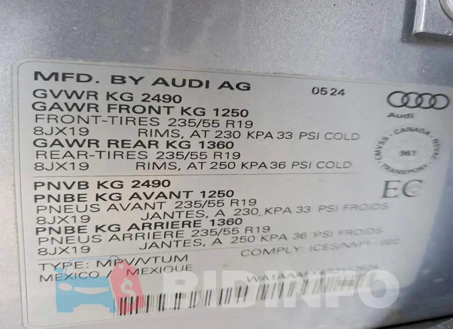 WA1AAAFY4R2112624 Photo# 13