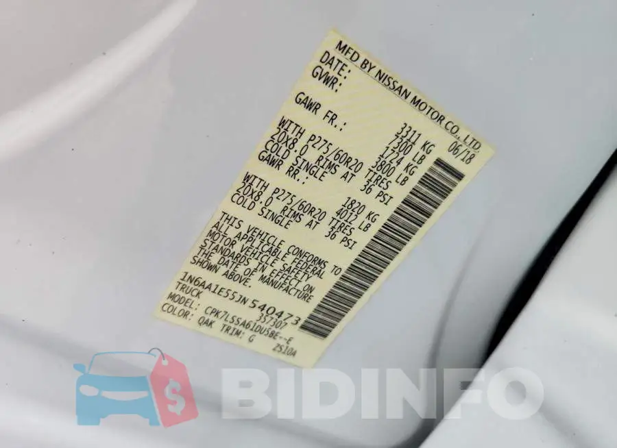 1N6AA1E55JN540473 Photo# 12