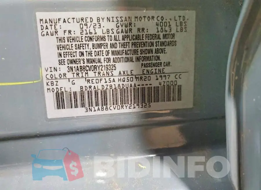 3N1AB8CV0RY219325 Photo# 12