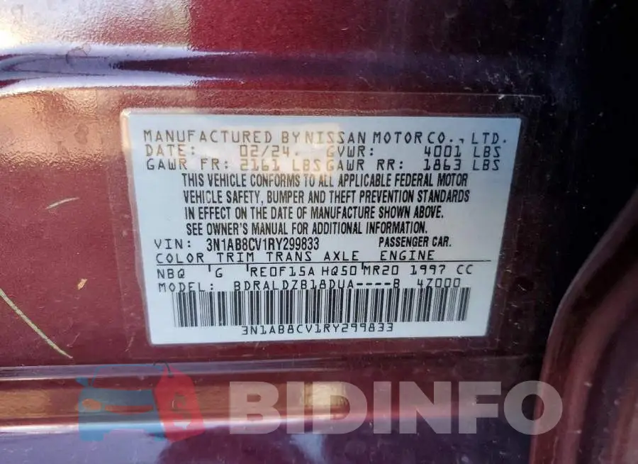 3N1AB8CV1RY299833 Photo# 12