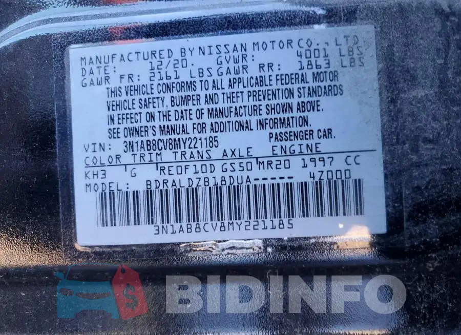 3N1AB8CV8MY221185 Photo# 12