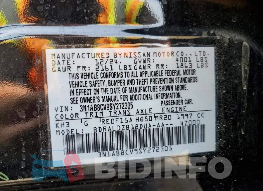 3N1AB8CV9SY272305 Photo# 12
