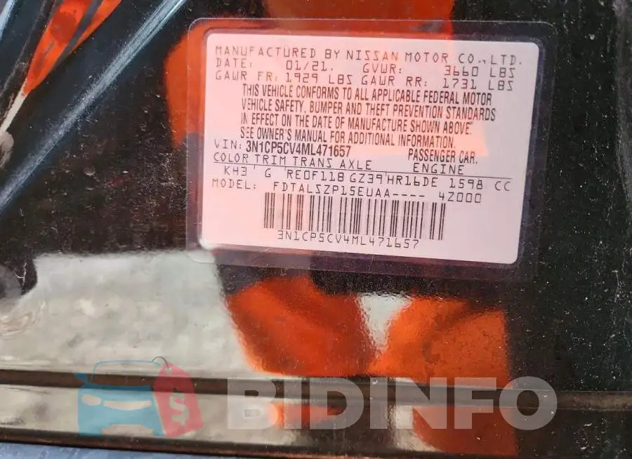 3N1CP5CV4ML471657 Photo# 13