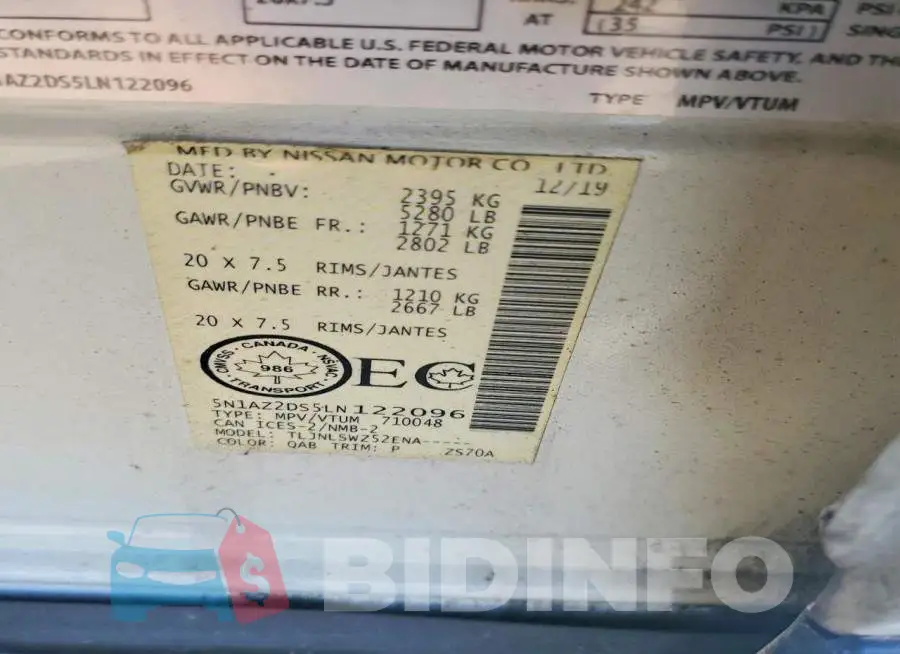 5N1AZ2DS5LN122096 Photo# 13