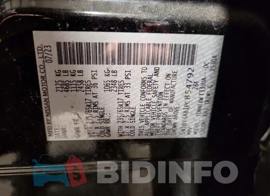 5N1BT3AB1PC854792 Photo# 13