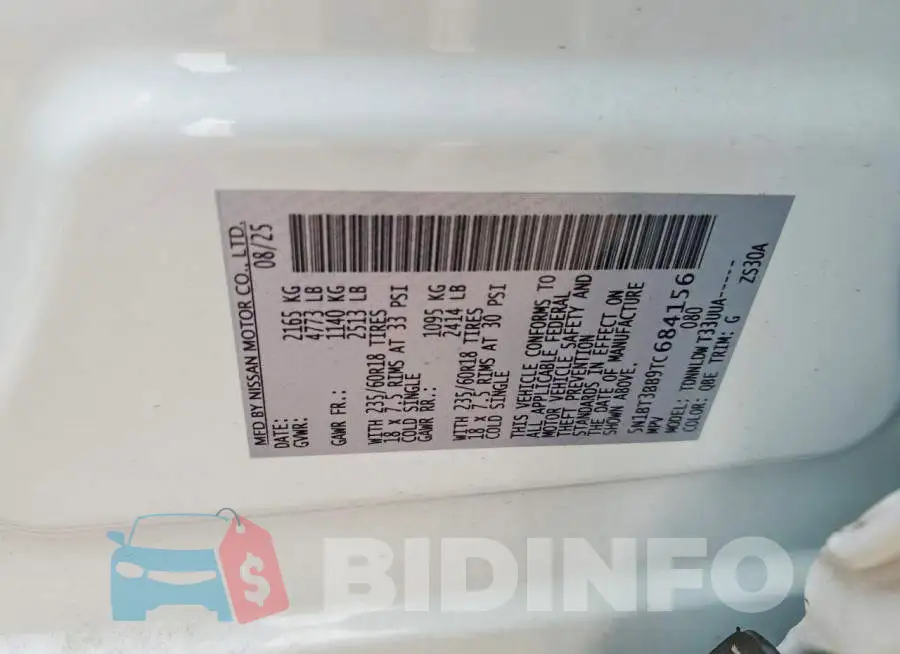 5N1BT3BB9TC684156 Photo# 13