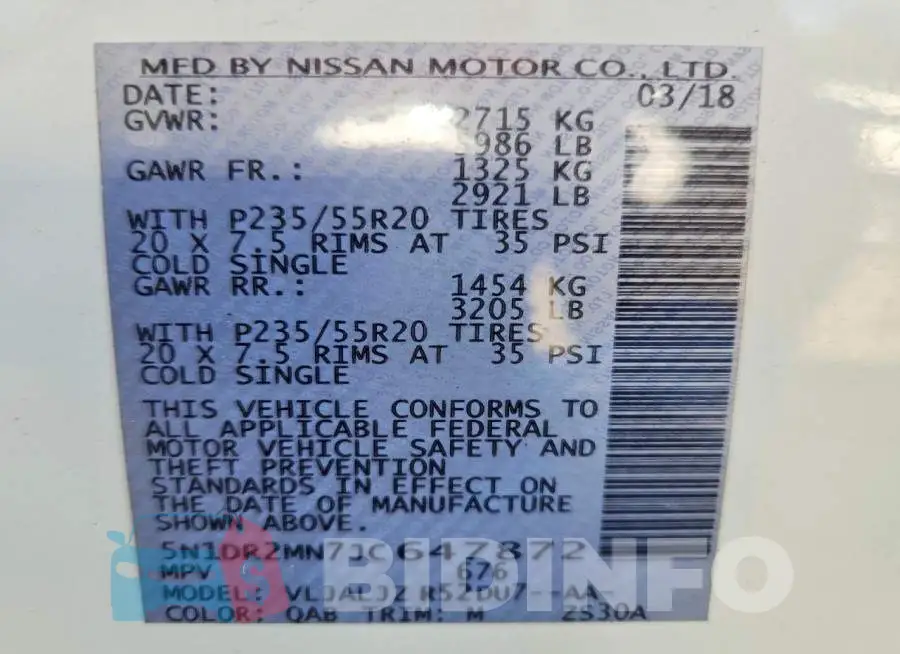 5N1DR2MN7JC647872 Photo# 13