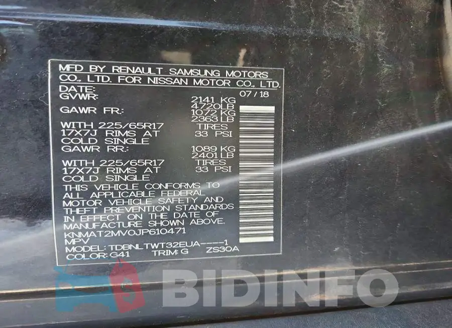 KNMAT2MV0JP610471 Photo# 12