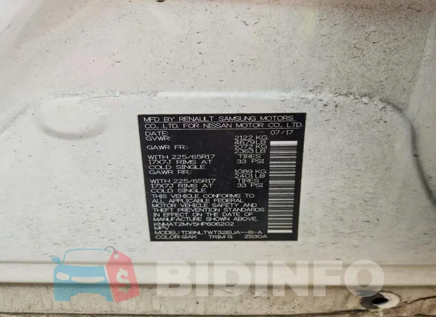 KNMAT2MV5HP606202 Photo# 13