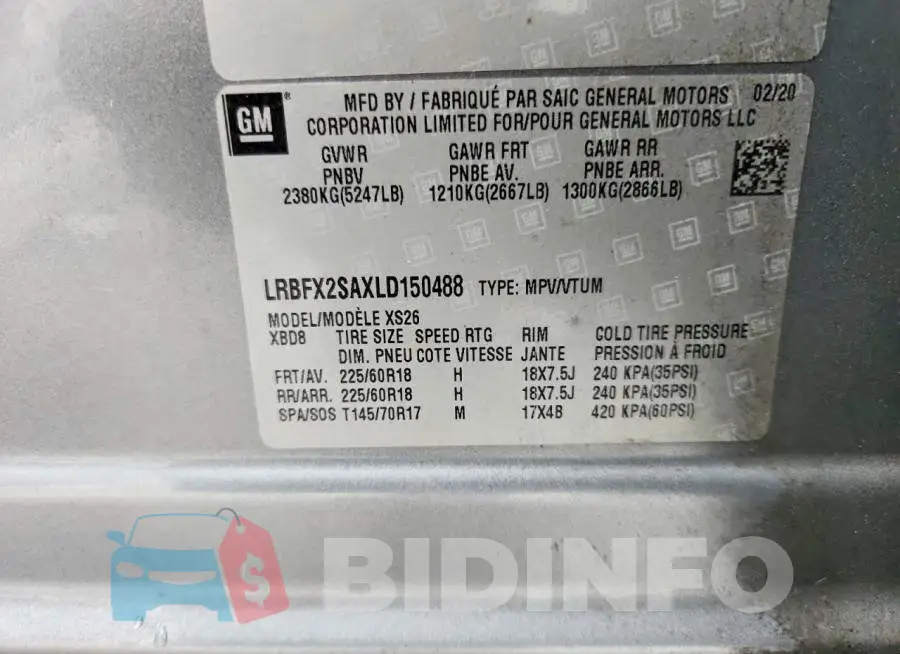 LRBFX2SAXLD150488 Photo# 12
