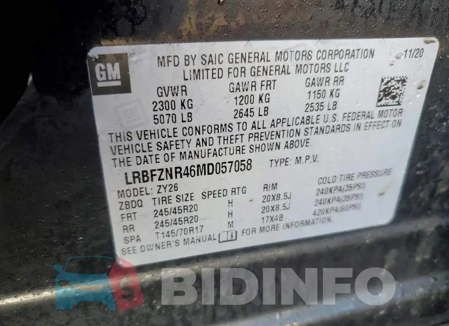 LRBFZNR46MD057058 Photo# 13