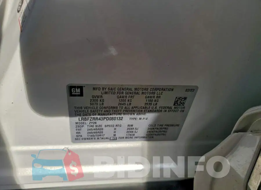 LRBFZRR43PD080132 Photo# 12