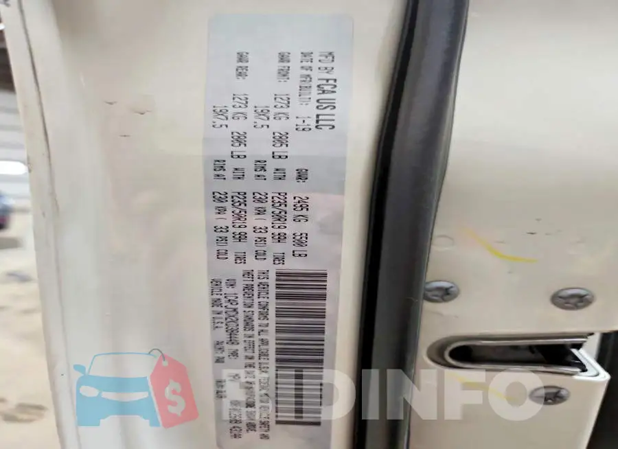 1C4PJMDX2KD384448 Photo# 14