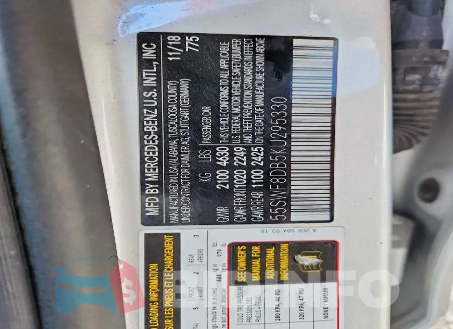 55SWF8DB5KU295330 Photo# 12