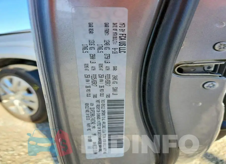 3C4PDCABXJT497342 Photo# 13