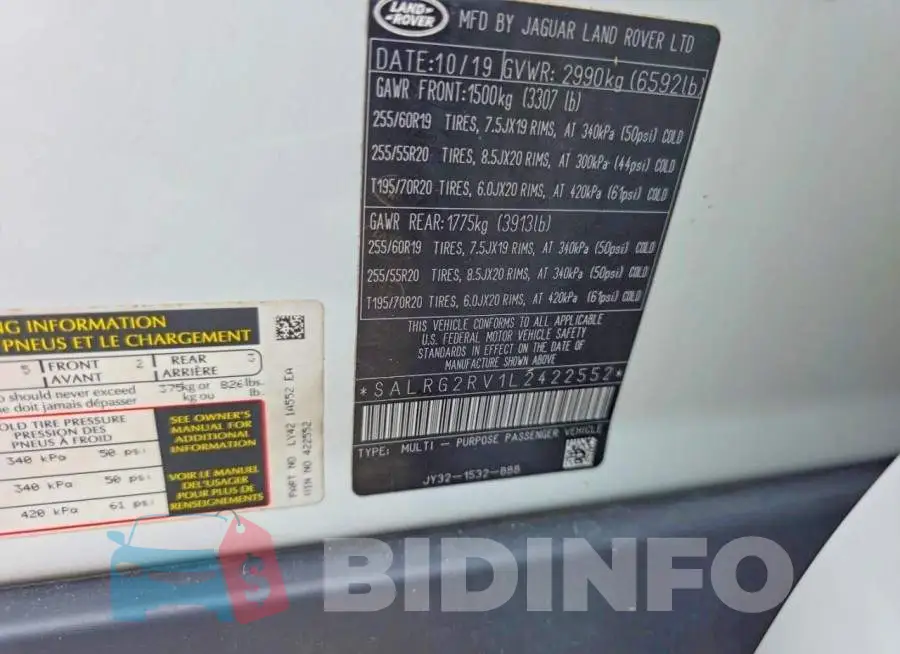 SALRG2RV1L2422552 Photo# 10