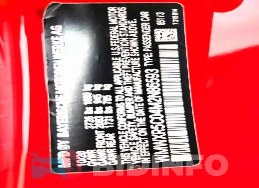 WMWXR5C04M2N86593 Photo# 12
