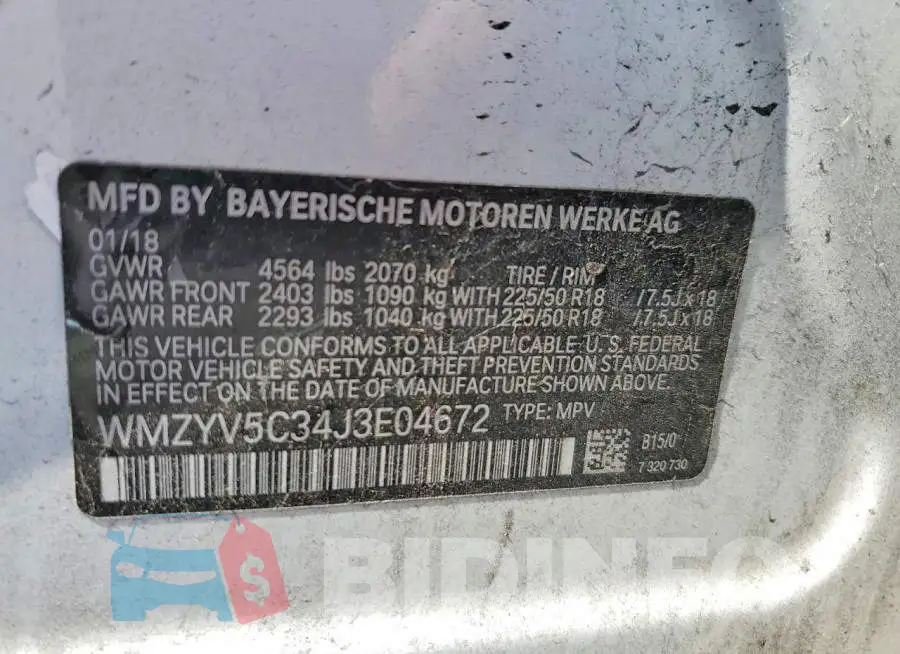 WMZYV5C34J3E04672 Photo# 12