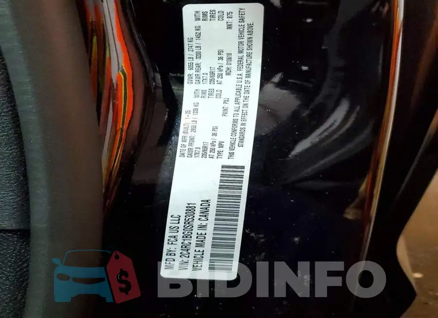 2C4RC1BG0SR530881 Photo# 13