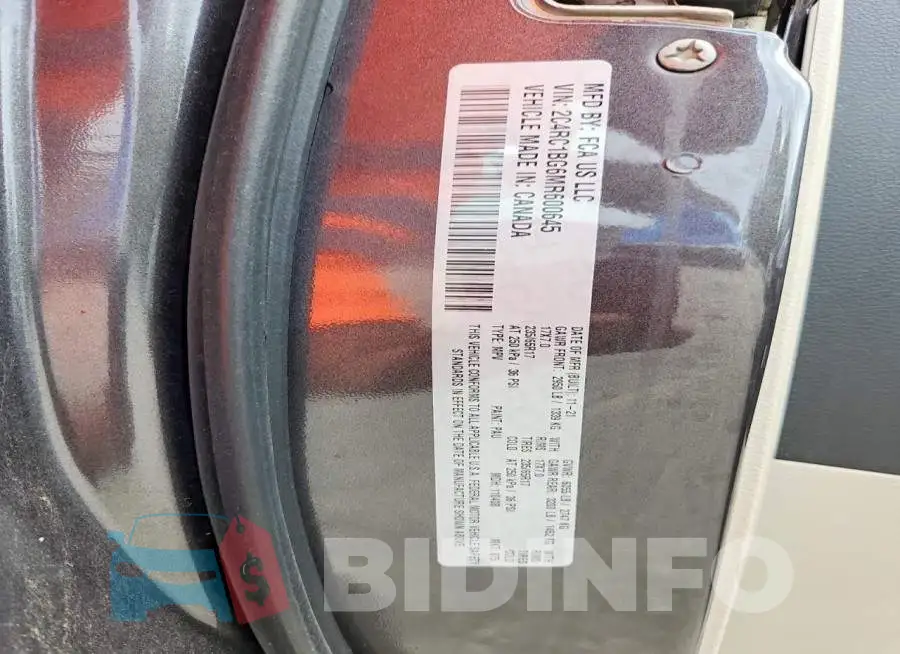 2C4RC1BG6MR600645 Photo# 13