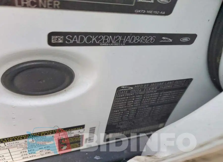 SADCK2BN2HA084926 Photo# 13