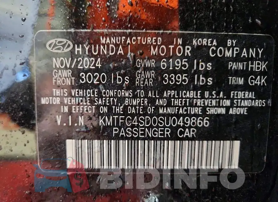 KMTFC4SD0SU049866 Photo# 12