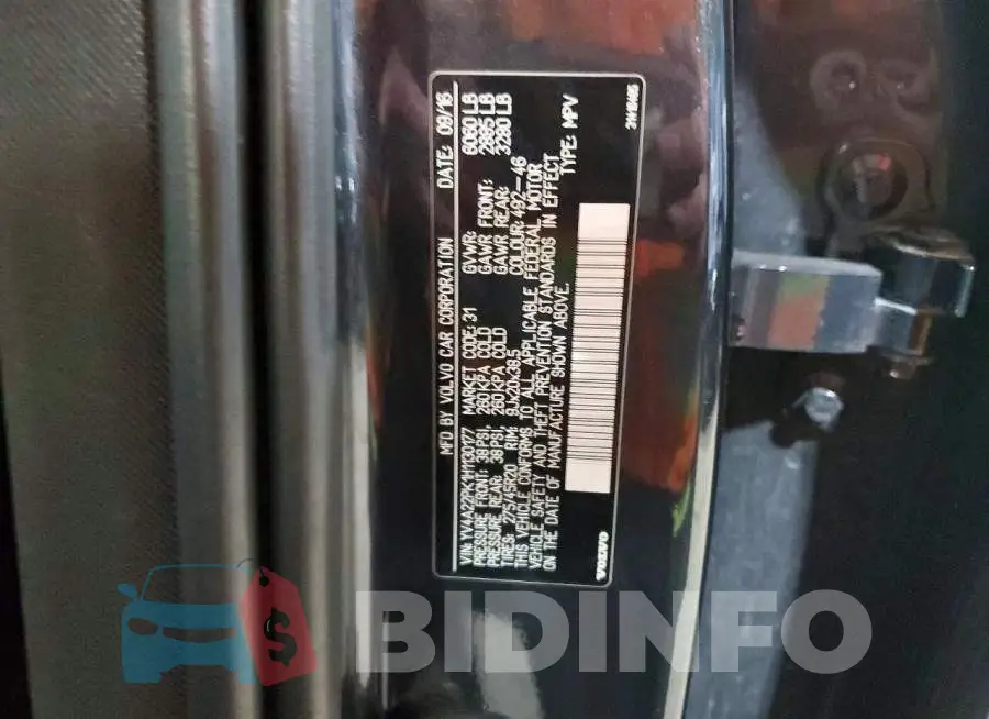 YV4A22PK1H1130177 Photo# 13
