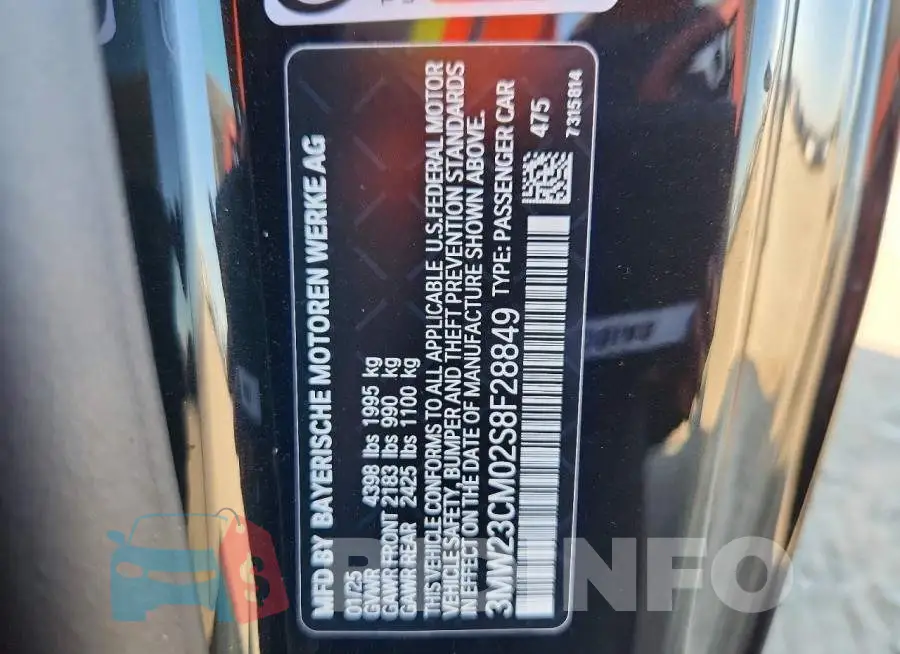 3MW23CM02S8F28849 Photo# 12