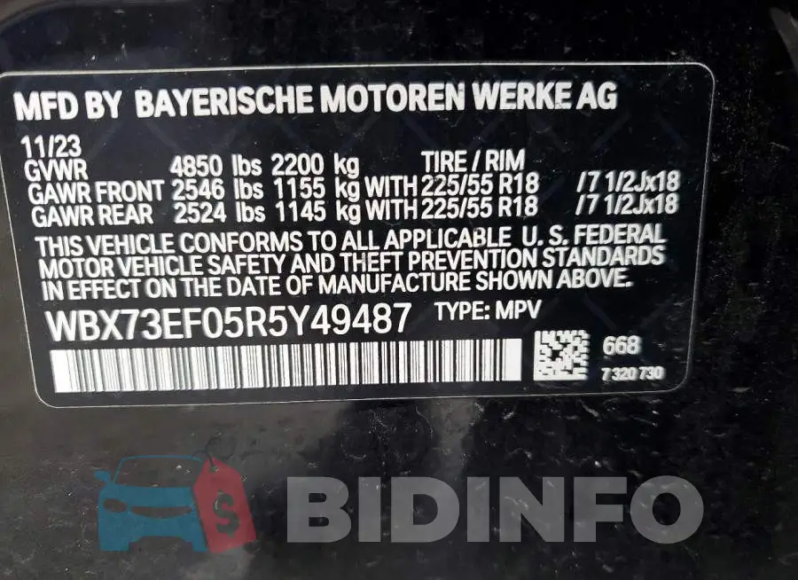 WBX73EF05R5Y49487 Photo# 13