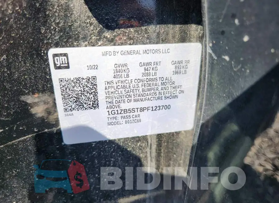 1G1ZB5ST8PF123700 Photo# 12