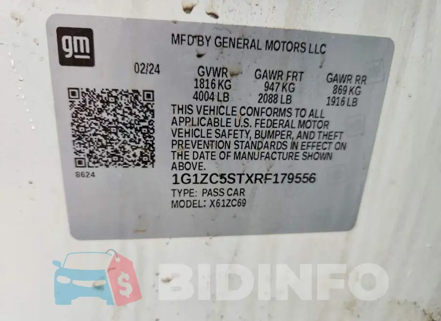 1G1ZC5STXRF179556 Photo# 12