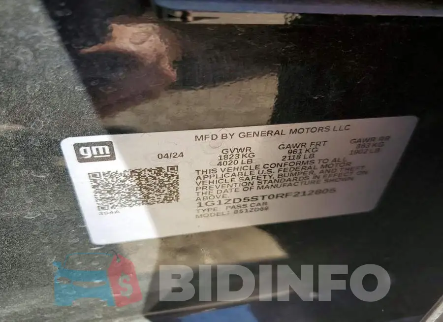 1G1ZD5ST0RF212805 Photo# 12
