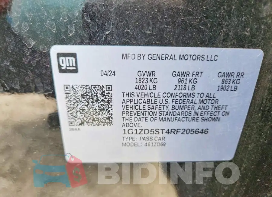 1G1ZD5ST4RF205646 Photo# 12