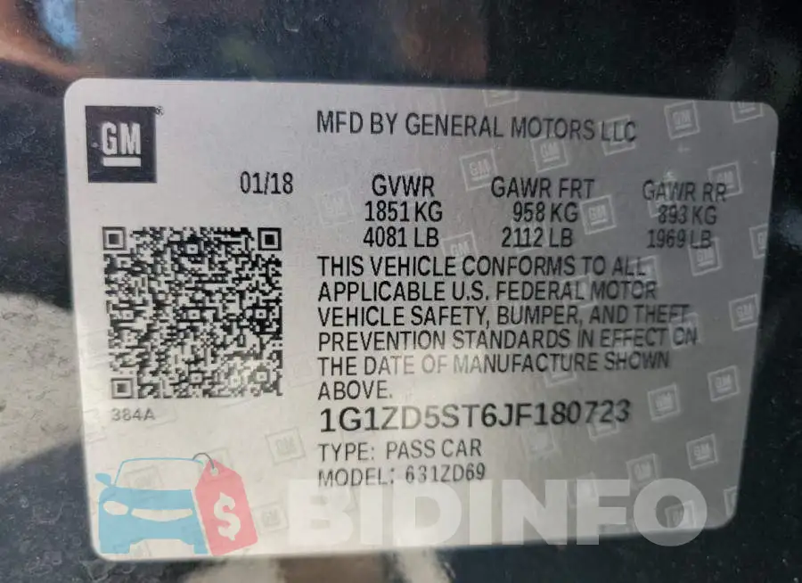 1G1ZD5ST6JF180723 Photo# 12