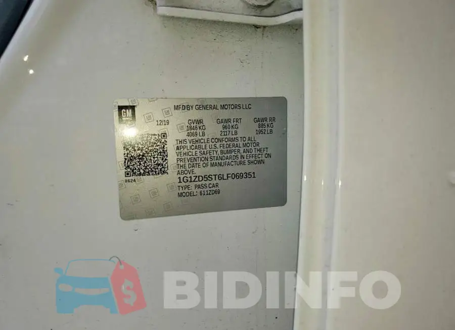 1G1ZD5ST6LF069351 Photo# 12