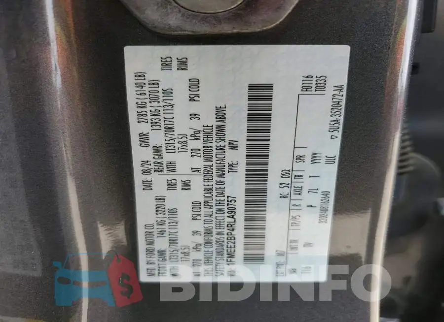 1FMEE2BP4RLA90757 Photo# 13